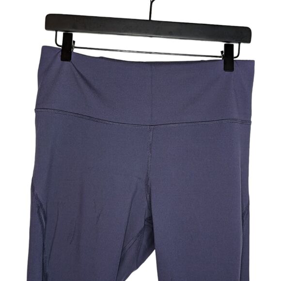 Women's High-Waisted Elevate 7/8-Length Mesh-Splice Compression Leggings, Large - Picture 4 of 7